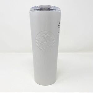 STARBUCKS Pearl White Shimmer Stainless Steel Cold Brew Tumbler
